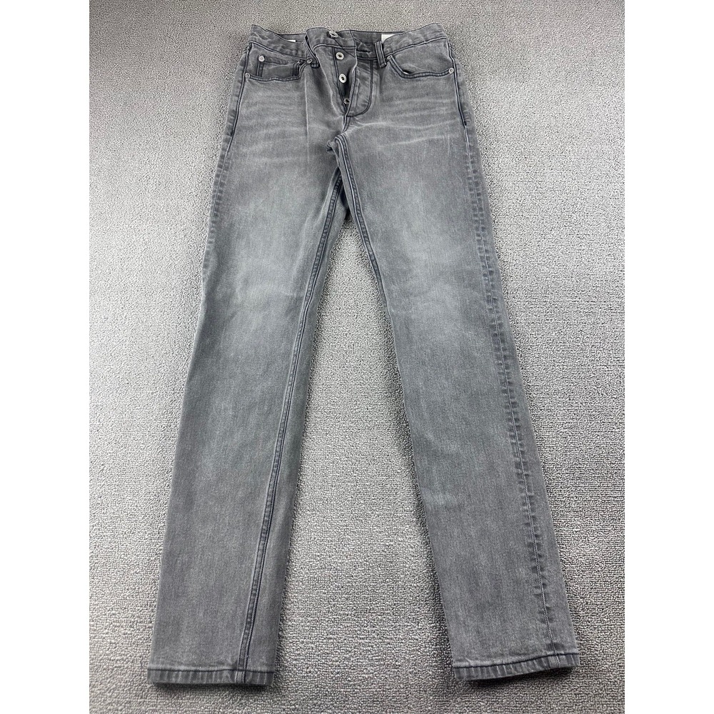 rag & bone Jeans Men 28W 32L Gray Fit 2 Slim Button Fly Stretch Normcore Urban